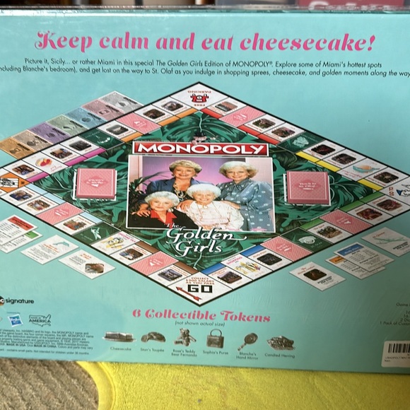 Monopoly golden girls board game. Never opened. Imperfect condition. - Picture 2 of 3